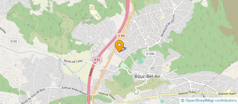 localisation de l'entreprise MADAME JOSETTE BARNEOUD à BOUC-BEL-AIR