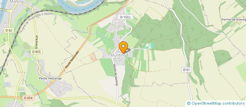 localisation de l'entreprise MADAME JOSETTE BARTHEL  HUNTING