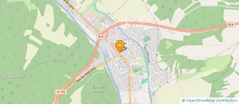 localisation de l'entreprise MADAME JOSETTE BASTIEN à LIGNY-EN-BARROIS