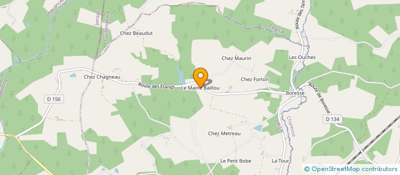 localisation de l'entreprise MADAME JOSETTE BAYARD  BORESSE-ET-MARTRON