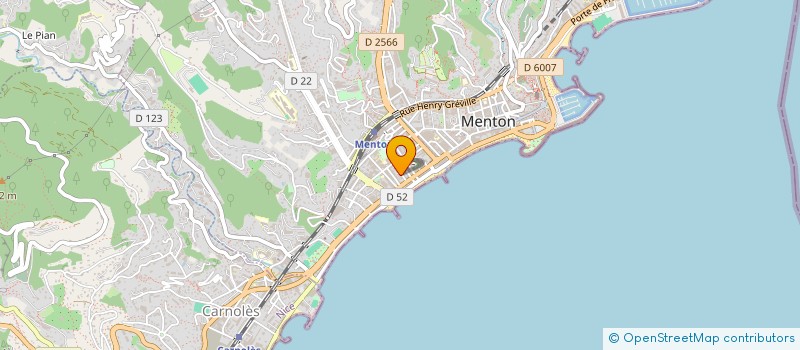 localisation de l'entreprise MADAME JOSETTE BEAUCHEMIN à MENTON
