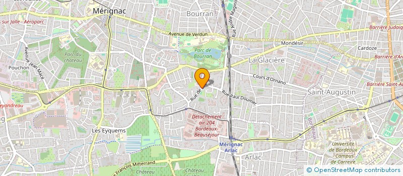 localisation de l'entreprise MADAME JOSETTE BEAUDOIRE à MERIGNAC