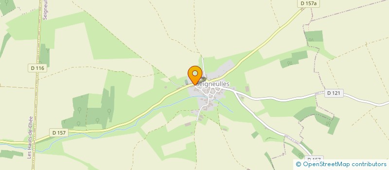 localisation de l'entreprise MADAME JOSETTE BERNIER à SEIGNEULLES