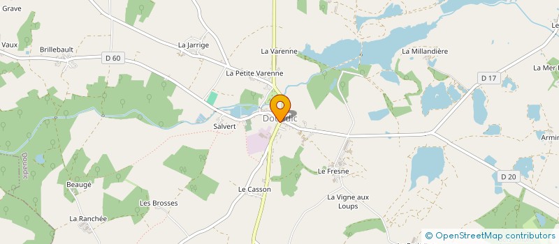 localisation de l'entreprise MADAME JOSETTE BERROYER à DOUADIC