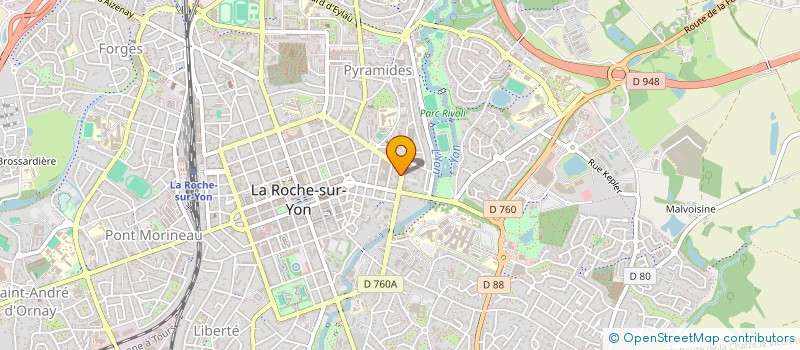 localisation de l'entreprise MADAME JOSETTE BERTAUD à LA ROCHE-SUR-YON