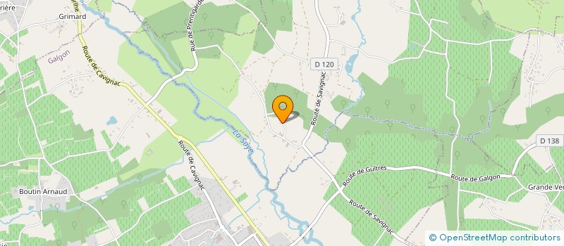 localisation de l'entreprise MADAME JOSETTE BERTET  SAINT-MARTIN-DU-BOIS