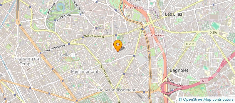 localisation de l'entreprise MADAME JOSETTE BIANCHI  PARIS