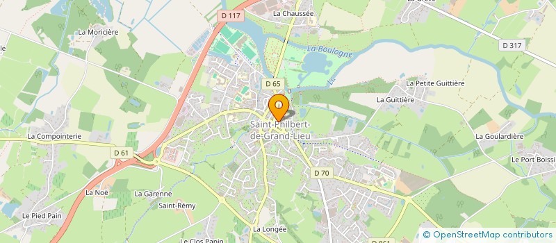 localisation de l'entreprise MADAME JOSETTE BICHON  SAINT-PHILBERT-DE-GRAND-LIEU