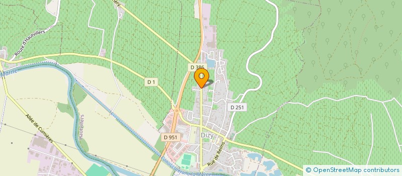 localisation de l'entreprise MADAME JOSETTE BIDON  DIZY