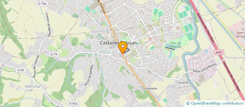 localisation de l'entreprise MADAME JOSETTE BLANC à CASTANET-TOLOSAN