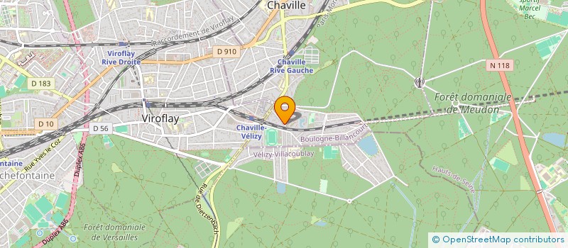 localisation de l'entreprise MADAME JOSETTE BLANC à CHAVILLE