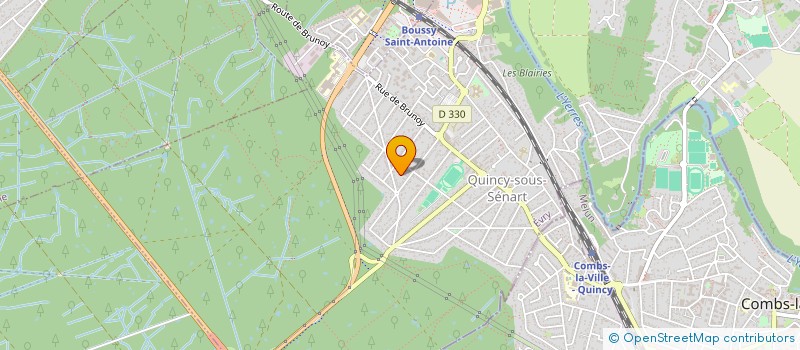 localisation de l'entreprise MADAME JOSETTE BLAZIOT  QUINCY-SOUS-SENART