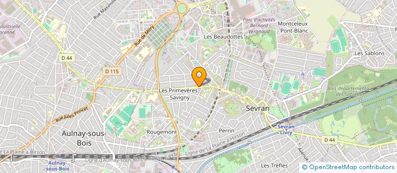 localisation de l'entreprise MADAME JOSETTE BOGUET à SEVRAN