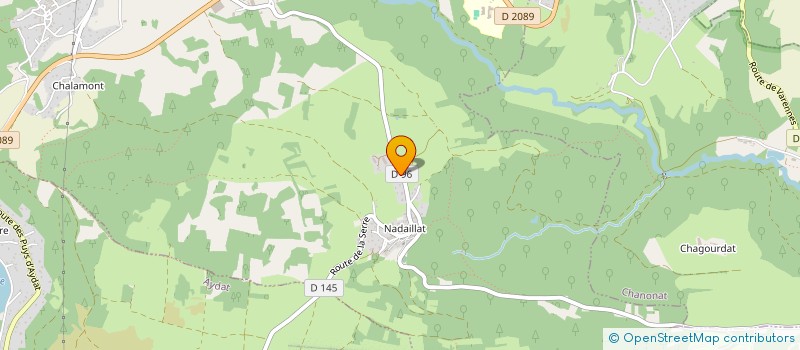 localisation de l'entreprise MADAME JOSETTE BOIVIN  SAINT-GENES-CHAMPANELLE