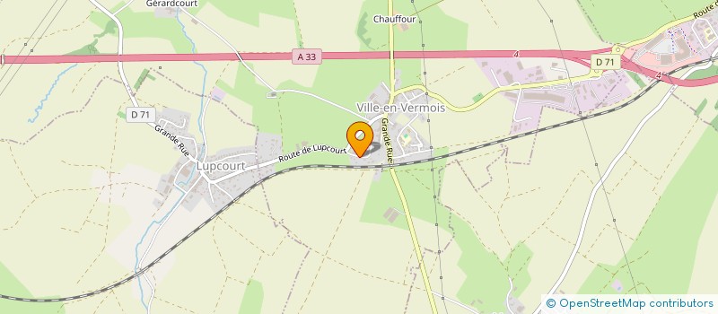 localisation de l'entreprise MADAME JOSETTE BORD  VILLE-EN-VERMOIS