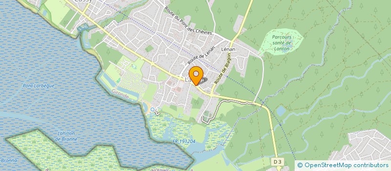 localisation de l'entreprise MADAME JOSETTE BOS  LANTON