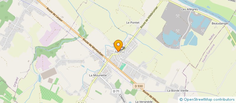 localisation de l'entreprise MADAME JOSETTE BOUCHERIE à ORGUEIL