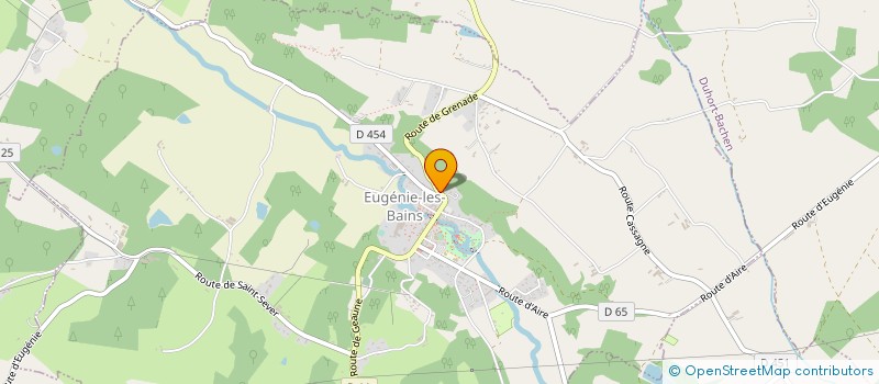 localisation de l'entreprise MADAME JOSETTE BOUCHET à EUGENIE-LES-BAINS