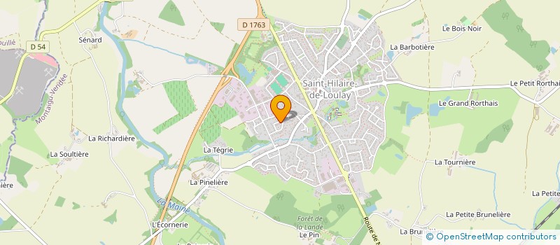 localisation de l'entreprise MADAME JOSETTE BOUCHET à MONTAIGU-VENDEE