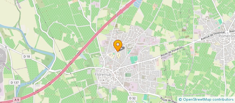 localisation de l'entreprise MADAME JOSETTE BOUIS à FLORENSAC