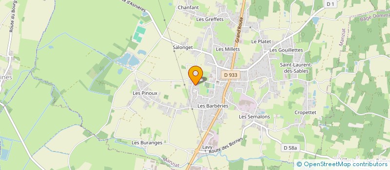 localisation de l'entreprise MADAME JOSETTE BOURGEOIS à MANZIAT