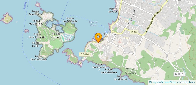 localisation de l'entreprise MADAME JOSETTE BOURRELY à SIX-FOURS-LES-PLAGES