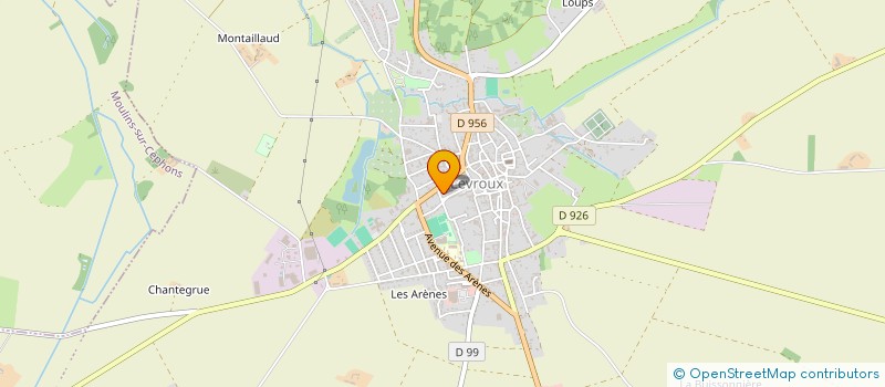 localisation de l'entreprise MADAME JOSETTE BOURSAULT à LEVROUX