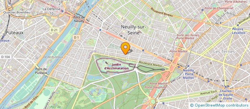 localisation de l'entreprise MADAME JOSETTE BOUTON à NEUILLY-SUR-SEINE