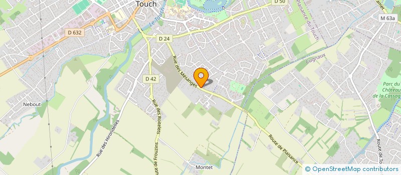 localisation de l'entreprise MADAME JOSETTE BOYER à PLAISANCE-DU-TOUCH