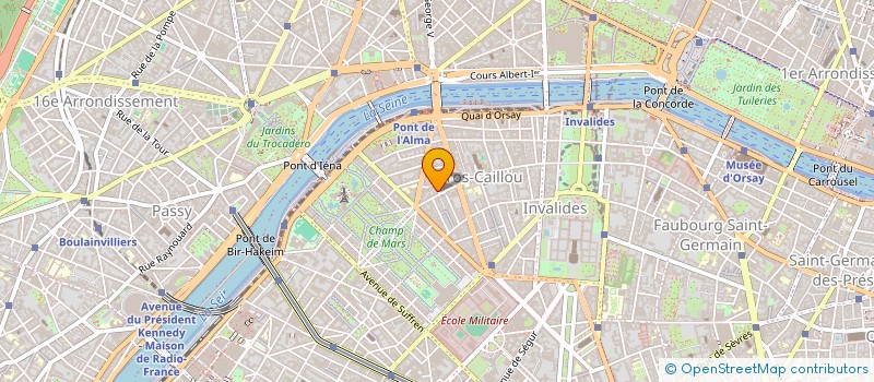 localisation de l'entreprise MADAME JOSETTE BRISSE  PARIS