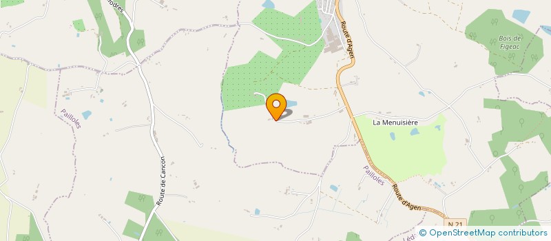 localisation de l'entreprise MADAME JOSETTE BRUN  CANCON