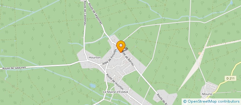 localisation de l'entreprise MADAME JOSETTE BRUNET  SAINT-AUBIN-DE-MEDOC