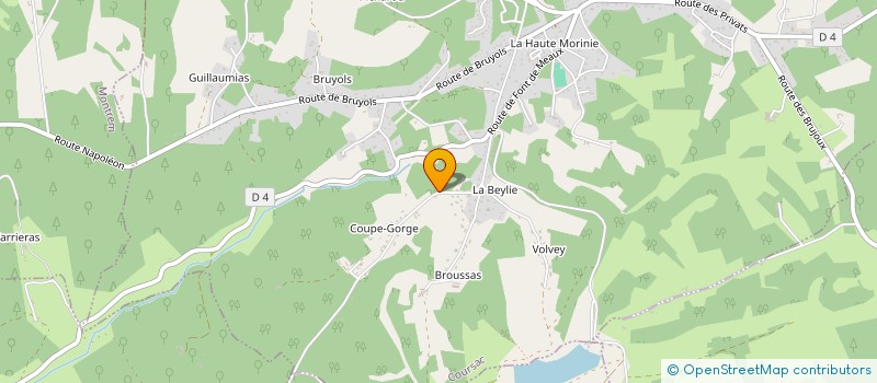 localisation de l'entreprise MADAME JOSETTE BUGEAUD  COURSAC