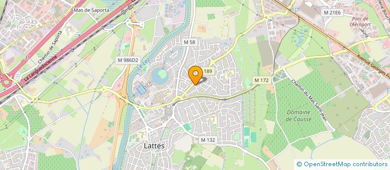 localisation de l'entreprise MADAME JOSETTE CAHOREAU à LATTES