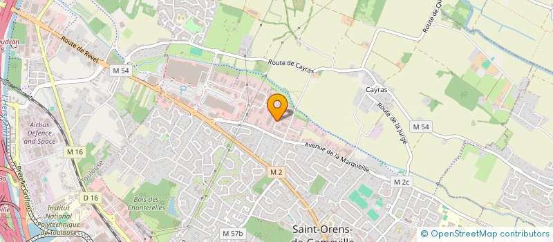 localisation de l'entreprise MADAME JOSETTE CAROL  SAINT-ORENS-DE-GAMEVILLE