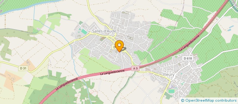 localisation de l'entreprise MADAME JOSETTE CASSAGNAUD  SALLES-D'AUDE