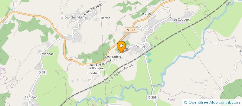 localisation de l'entreprise MADAME JOSETTE CASSAGNE à YOLET