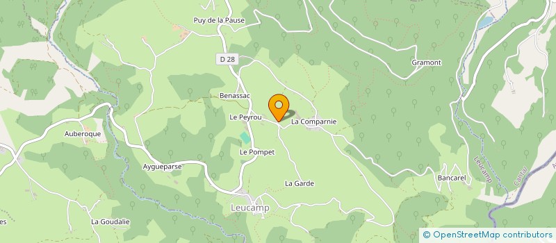 localisation de l'entreprise MADAME JOSETTE CASSES à JUNHAC