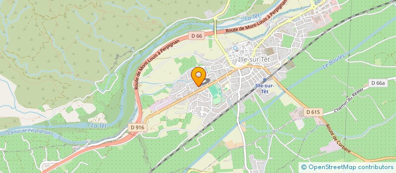 localisation de l'entreprise MADAME JOSETTE CAZEILLES à ILLE-SUR-TET