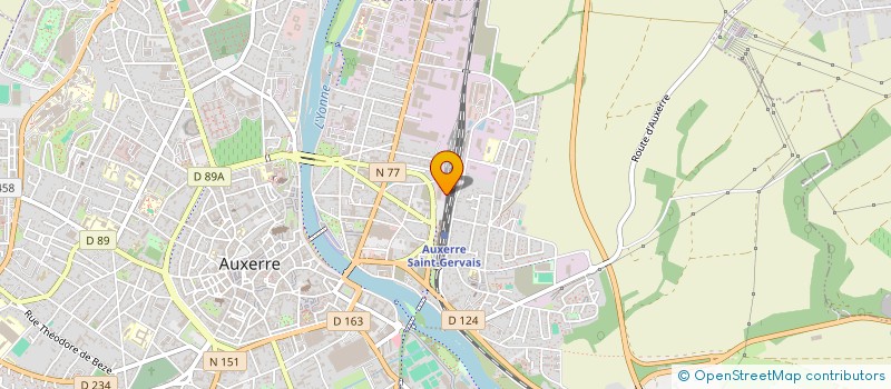 localisation de l'entreprise MADAME JOSETTE CERISIER à AUXERRE
