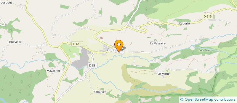 localisation de l'entreprise MADAME JOSETTE CHABAUD  LA TOUR-D'AUVERGNE