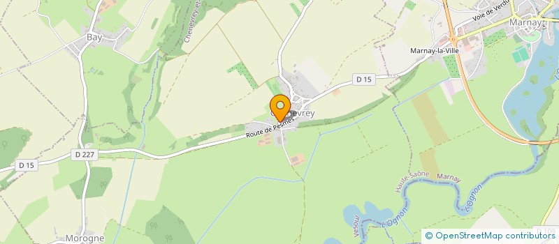 localisation de l'entreprise MADAME JOSETTE CHAGROT  CHENEVREY-ET-MOROGNE