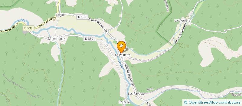 localisation de l'entreprise MADAME JOSETTE CHANUT  MONTJOUX