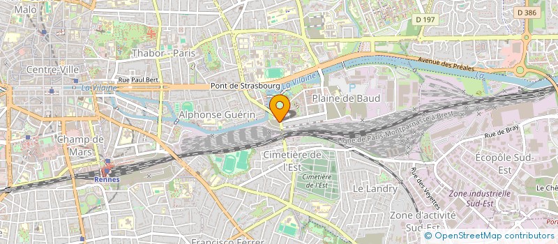 localisation de l'entreprise MADAME JOSETTE CHANY  RENNES