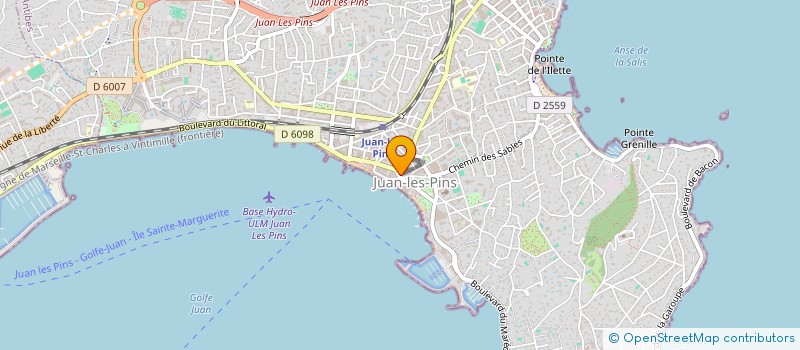 localisation de l'entreprise MADAME JOSETTE CHATTE BLIOCH à ANTIBES