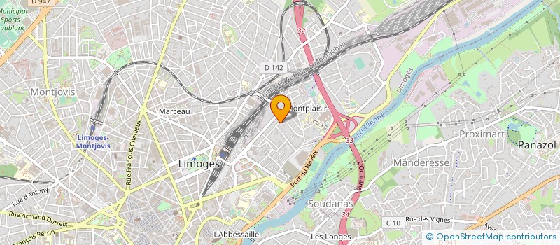 localisation de l'entreprise MADAME JOSETTE CHAUZEIX à LIMOGES