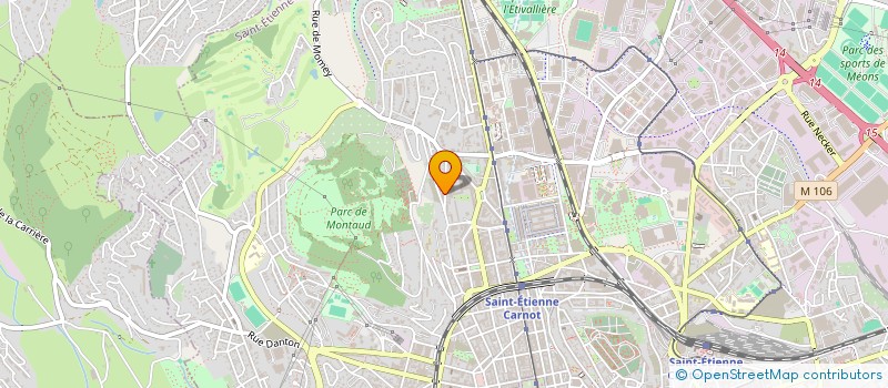 localisation de l'entreprise MADAME JOSETTE CHAVASSIEUX à SAINT-ETIENNE