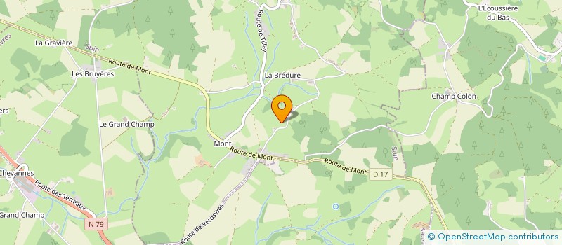 localisation de l'entreprise MADAME JOSETTE CHAVET  VEROSVRES