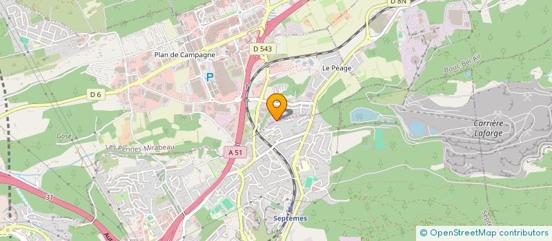 localisation de l'entreprise MADAME JOSETTE CHAZELLE à SEPTEMES-LES-VALLONS