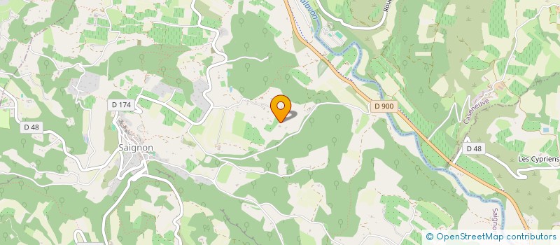 localisation de l'entreprise MADAME JOSETTE CHENAVAZ  SAIGNON